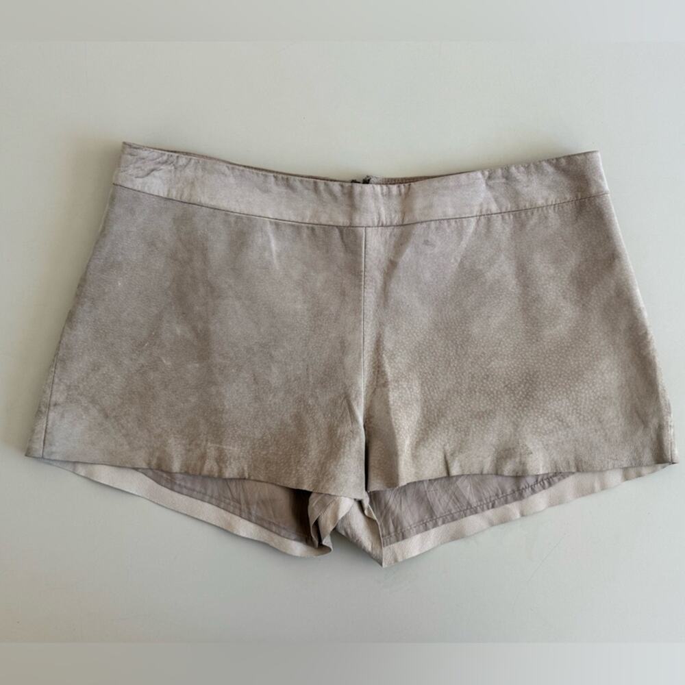 H&M suede shorts
